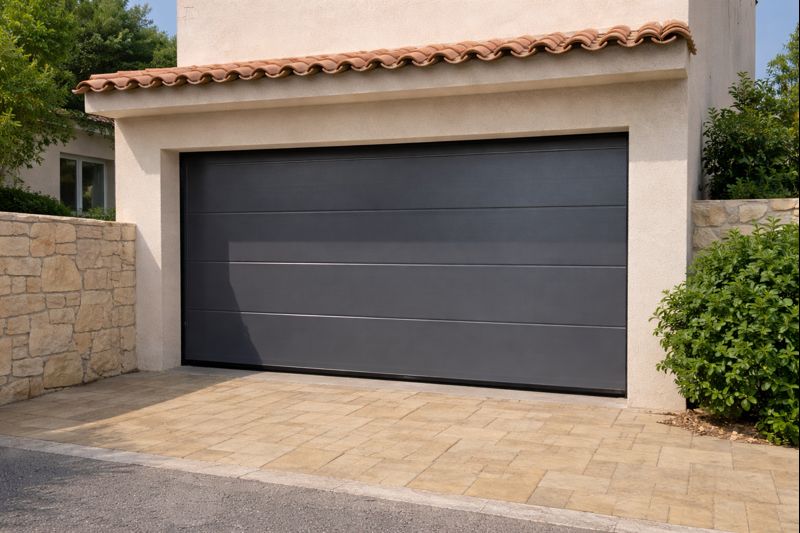 Instalación de puerta de garaje en vivienda unifamiliar en Gandia