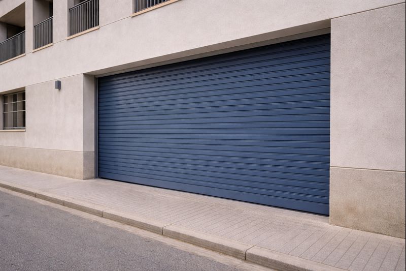 Puerta enrollable en garaje comunitario en Gandia