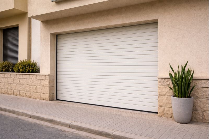 Puerta enrollable en garaje particular en Gandia